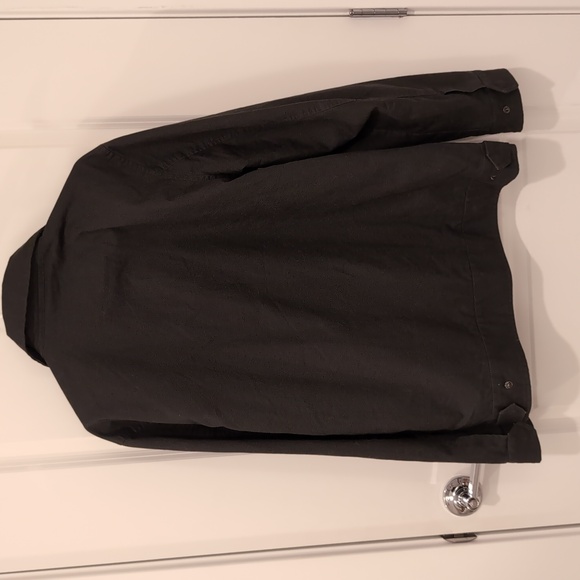 NWOT Grey Lightweight Military Cotton Jacket Casual Spring Lapel - Picture 2 of 4